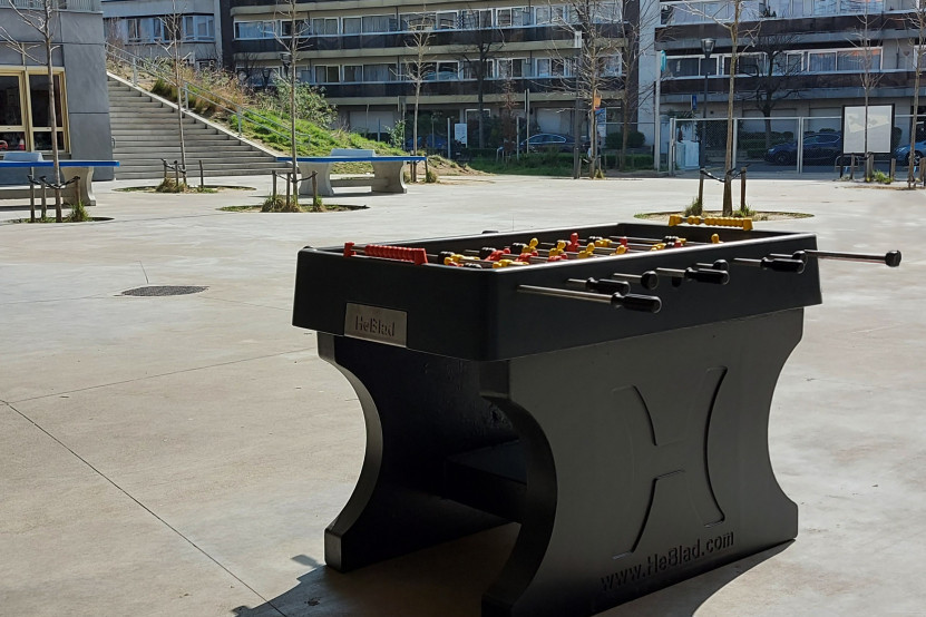 Concrete Table Football Table